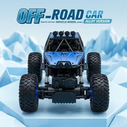 K-23 Off-Road Crawler Alloy Version – High-Performance Remote Control Monster Truck with Shockproof Suspension and Durable Metal Body for All-Terrain Racing