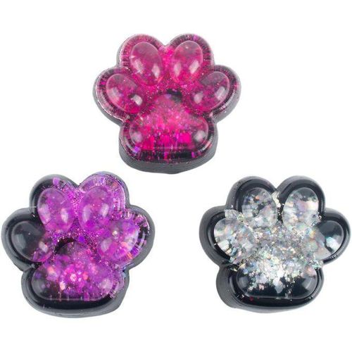 3Pcs Taba Squishy, Cute Soft Fidget Toys, Stress Relief Squeeze Toy, Sensory Toy Stress Relief Cat Paw Silicone Squeeze Toy for Boys Girls Anxiety Relaxation