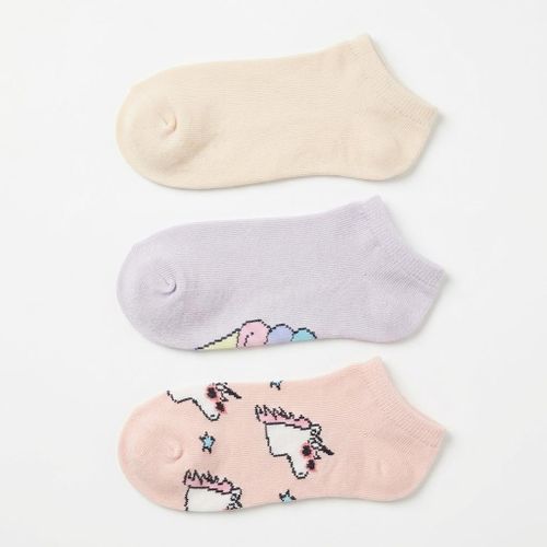 Printed children's socks, 3-pack - Multi Color
