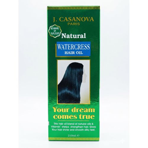 Natural Jasmine Hair Oil with Vitamin E for Smoothness and Shine 210ml