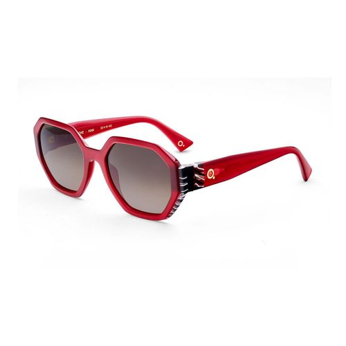 Sunglasses Model DERROCHE Color RED BLACK - ACETATE For Female