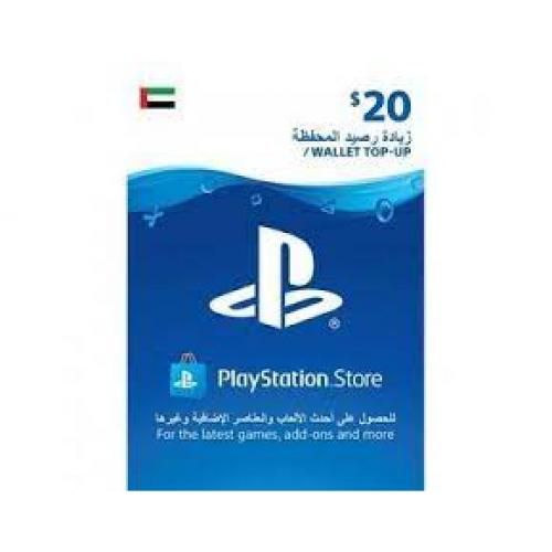 Sony Playstation Network 20 Dollar Card - UAE Only