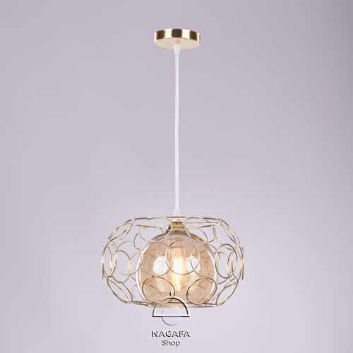 Modern Gold Hanging Ball Ring RG1005