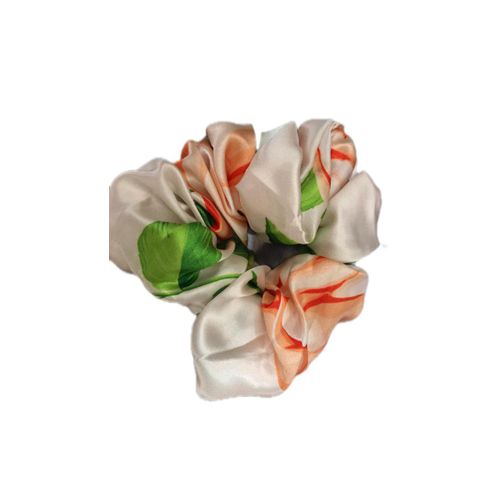 Large Satin Silk Scrunchie – Multicolor