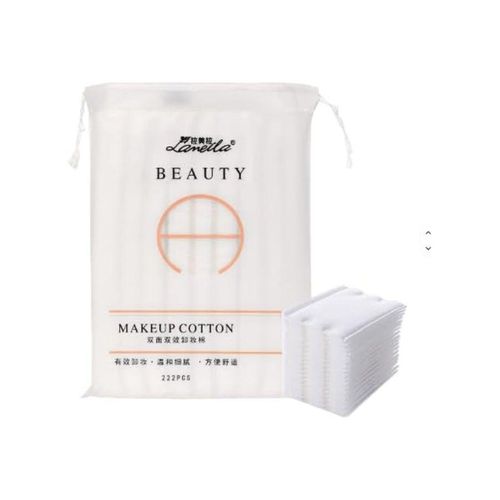 Gauze Cotton Pads for Makeup Removal and Skin Care - 222 Pcs Premium Non-Woven Fiber Cotton Pads for Gentle Cleaning and Silky Touch