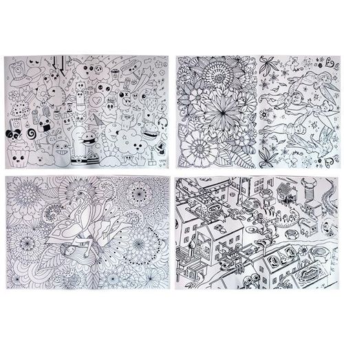 N/A Bristol Coloring Board Mandala Drawings 50 70 cm