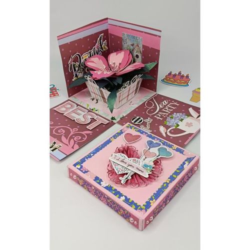 Handmade For Mom Explosion Box - 12.5 * 12.5 Cm