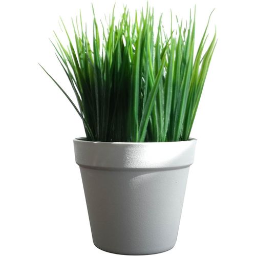 Realistic Artificial Potted Foliage Plants, 22cm Grass