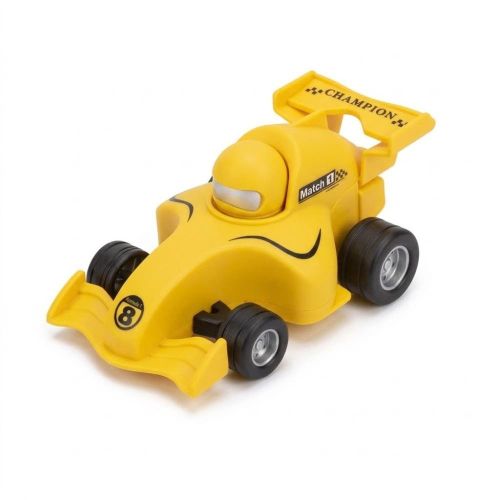 Kids Press & Go Formula 1 Toy Car - yellow