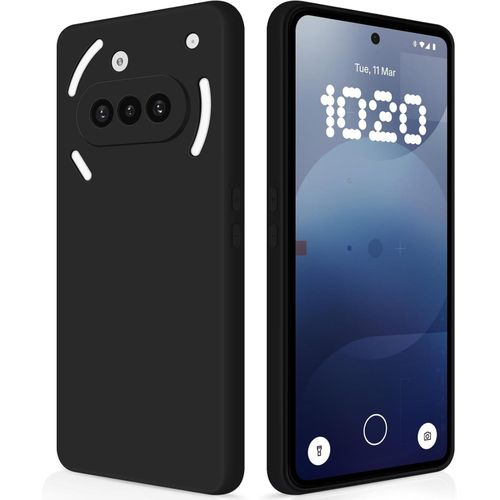 A case for the Nothing Phone 3a, a high-quality silicone case, a full-coverage mobile phone case with a silky-smooth texture, and a soft, scratch-resistant microfiber inner lining.
