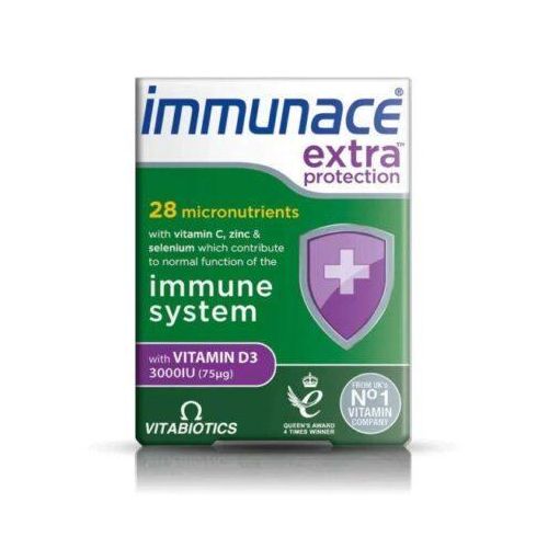 for Immunity Vitabiotics Immunace Extra Protection Count 30 Tablets