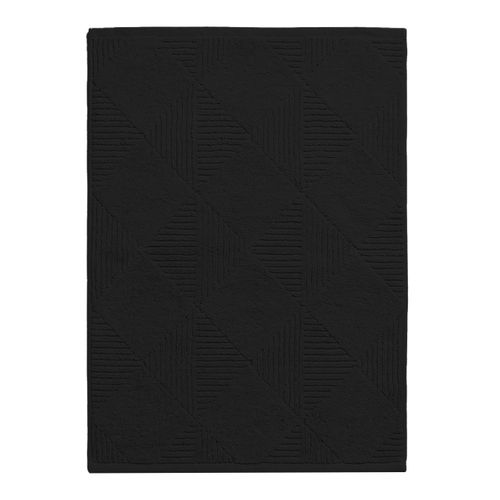 Thick Terry Bath Mat Floor Towel- 100% Cotton – Set of 1 Piece Everyday Comfort for Your Feet Soft Touch, Strong Absorption & Elegant Look - 50 * 80 cm -Rhomb Edition (1000 GSM)