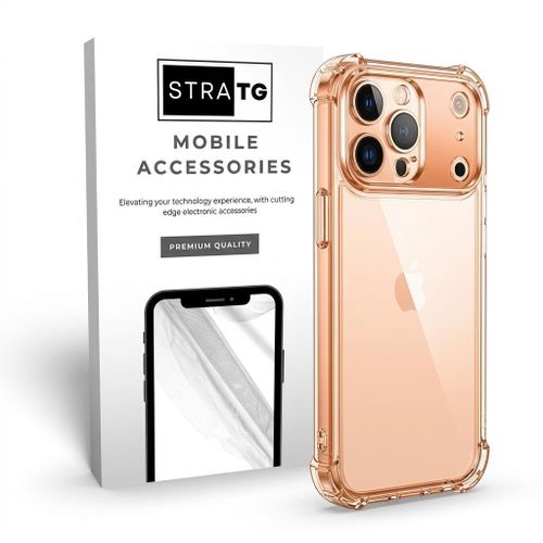 Gorilla Case for iPhone 17 Pro Max – Transparent Shockproof Silicone Cover with Corner Protection