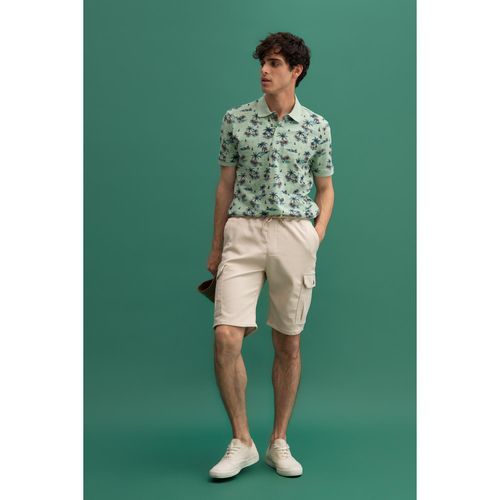 Regular Fit Cargo Bermuda Shorts