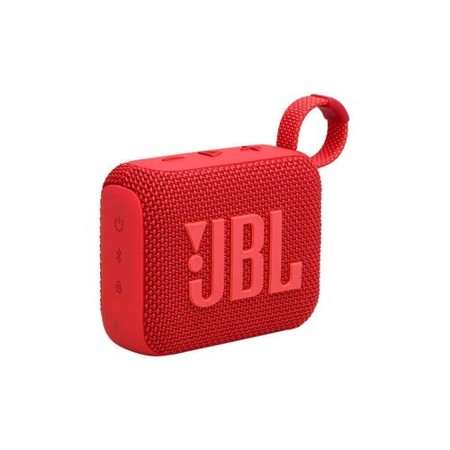 Go 4 Portable Wireless Bluetooth Speaker, 4.2w, Water & Dust Proof IP67, Punchy Bass - Red