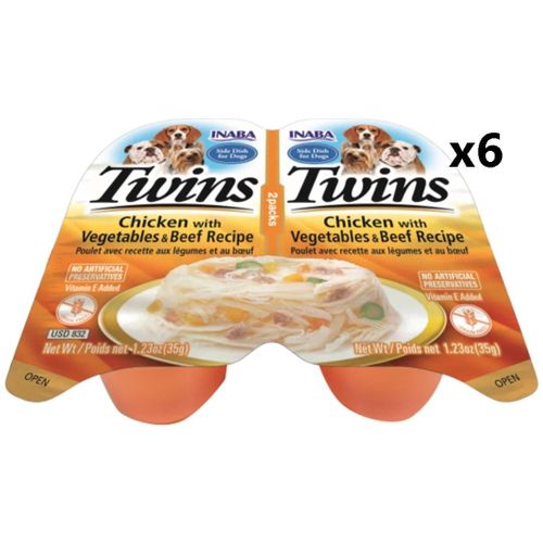 Twins Chicken with Vegetables Beef Recipe 70g x6