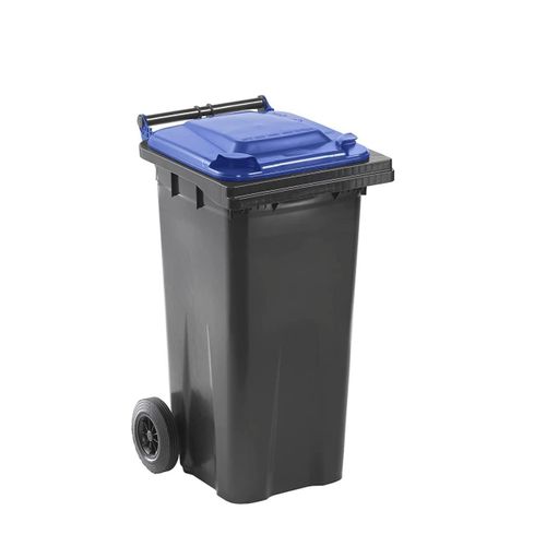 Commercial Basket Garbage Bin - 240L (Black, Big Size)