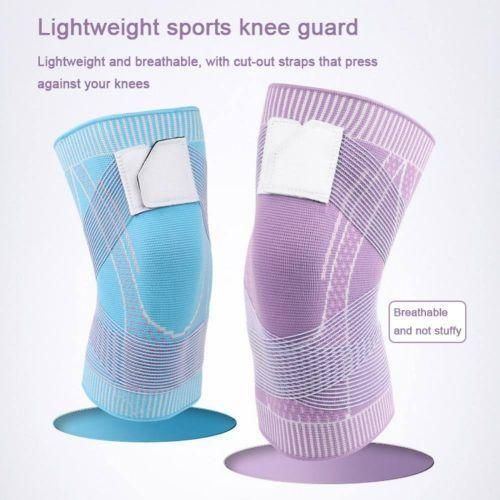 Unisex Compression Knee Brace with Adjustable Strap, Nylon Compression Bandage for Knee Pain Relief