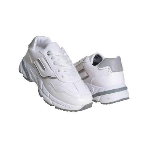 أحذية رياضية جلدية نسائية كاجوال