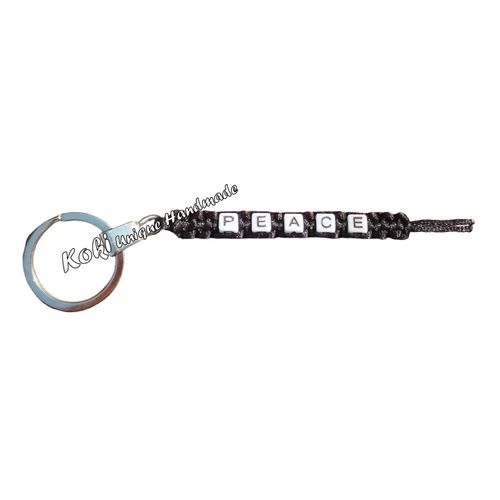Handmade Unisex Peace Keychain