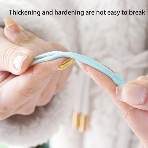 50 Pieces Plastic Fruit Forks Set Blue Color for Home Use Dessert Fruit Forks