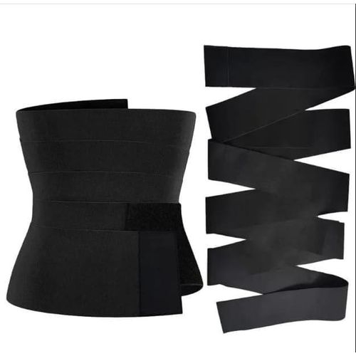 3M Waist Trainer Wrap Belt for Women & Men – Adjustable Compression Waist Support Belt – Slimming Waist Wrap for Gym, Workout, Fitness, Yoga & Daily Wear – One Size Fits Most