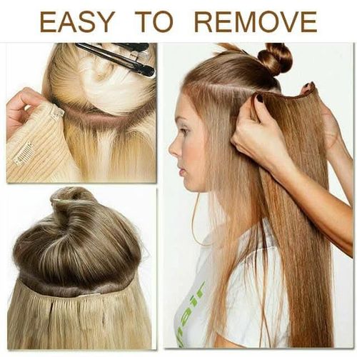 Easy to Install and Remove Hair Extensions - Refresh your look in minutes.