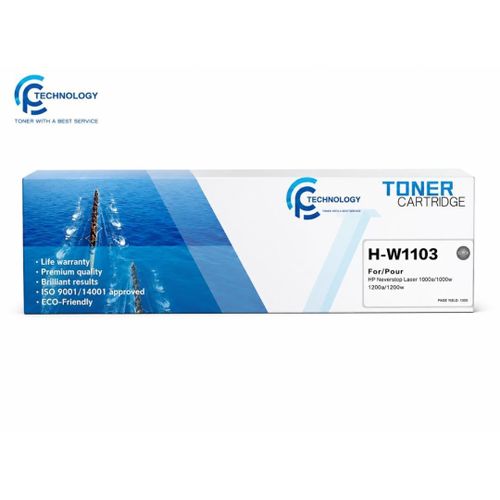 HP 103A W1103A Compatible Black Laser Toner Cartridge High Quality 1000 Pages for HP Neverstop Laser Printers