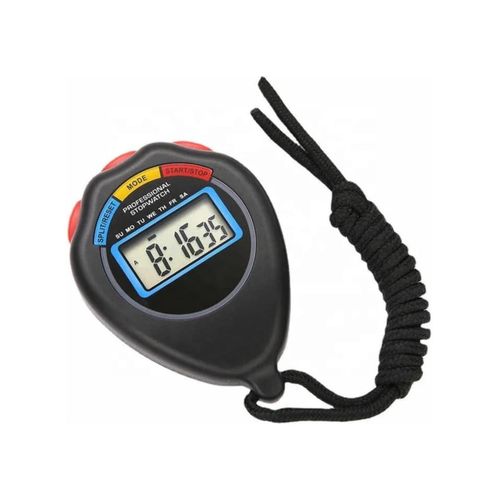 Digital Sports Stopwatch, Multifunctional Electronic Digital Stopwatch, Large Display with Date Time Alarm Function for Sports Trainers, Fitness Trainers, Referees