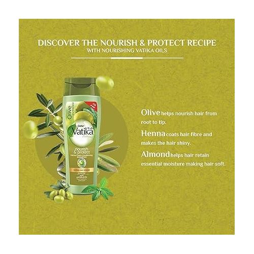 فاتيكا شامبو للشعر زيتون وحنة 400 مل