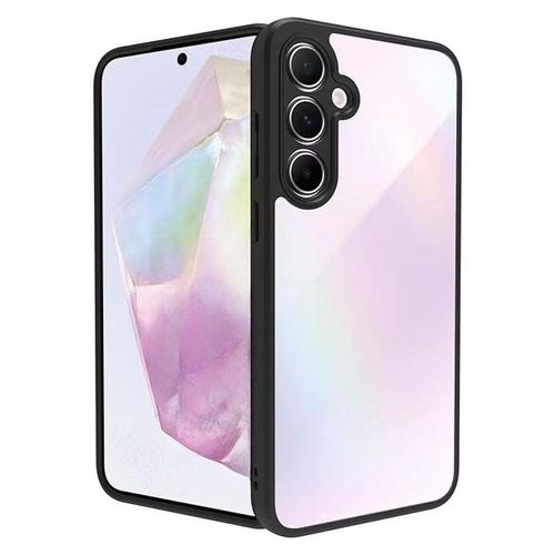 جراب حماية لهاتف سامسونج جالاكسي A35 مصنوع من السيليكون الحراري المرن TPU فائق المتانة والأمان يوفر حماية مثالية للكاميرا باللون الأسود