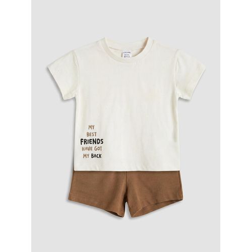 Crew Neck Short Sleeve Baby Boy Set