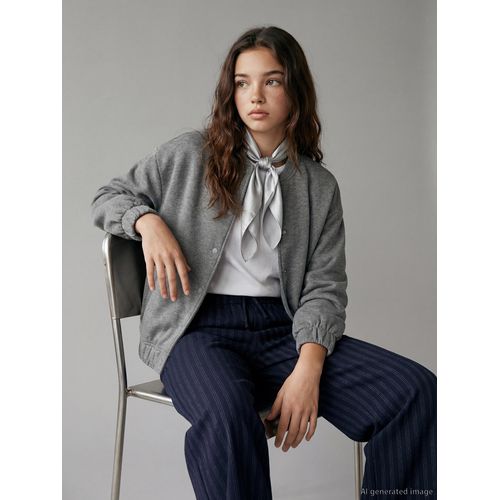 Girl's Thick Varsity Jacket