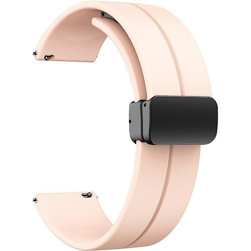22mm Silicone Strap Magnetic Folding Buckle For Oraimo Watch Nova V OSW-802N