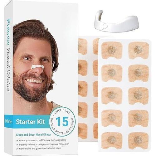 Practical Nasal Dilator Helps Open Nasal Passage and Improve Airflow, Comfortable Adhesive Strips, Suitable for Sleeping, Sports, Daily Use for Men and Wom