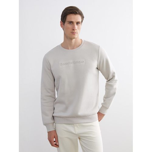 Crew Neck Printed Men's Sweatshirt