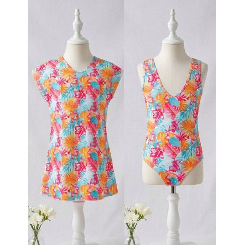 Two pieces swimsuit for girls