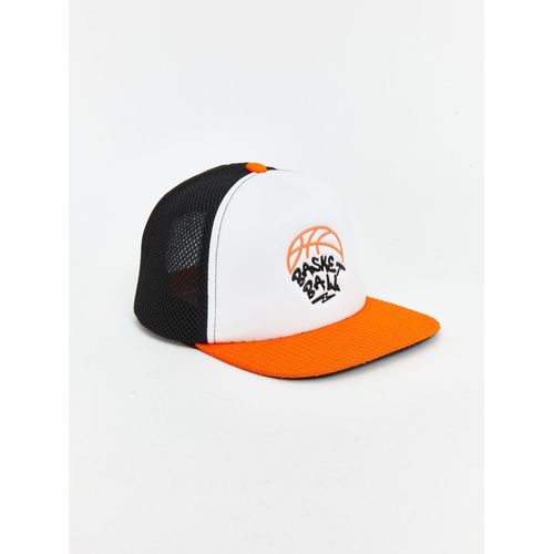 Embroidered Mesh Detailed Boy's Baseball Cap