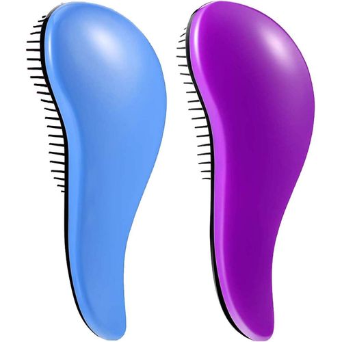 Detangling Hair Brush Pack of 1 Detangle Hair Brush For Blow Drying Hair Straightening For Wet Fine Curly Thick Hair For Women Men Children-1pc-multicolor