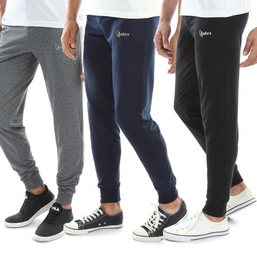 Bundle Of 3 Jogger Pants With Code_Black... - (30)