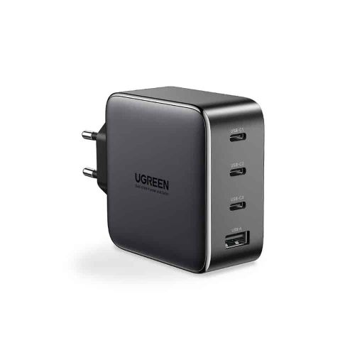 Charger Fast Tech 100W 4-Port PD GAN 3XUSB-C CD226 - Black