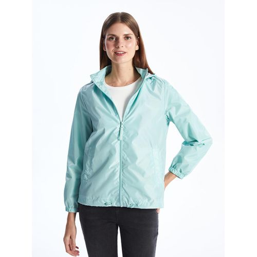 Women's Hooded Plain Raincoat
