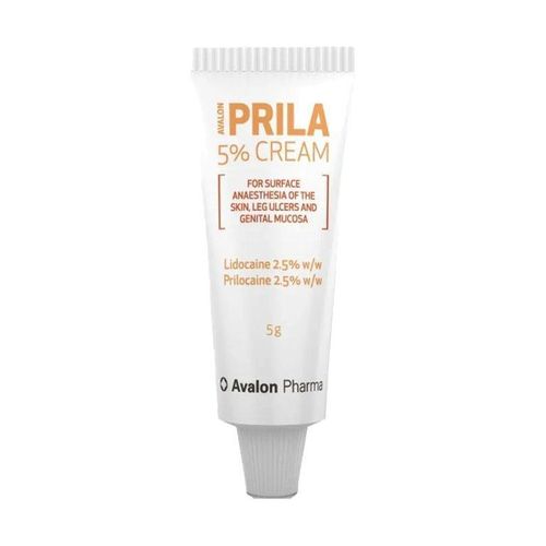 Prila 5% Cream - Topical Anesthetic 5 gm