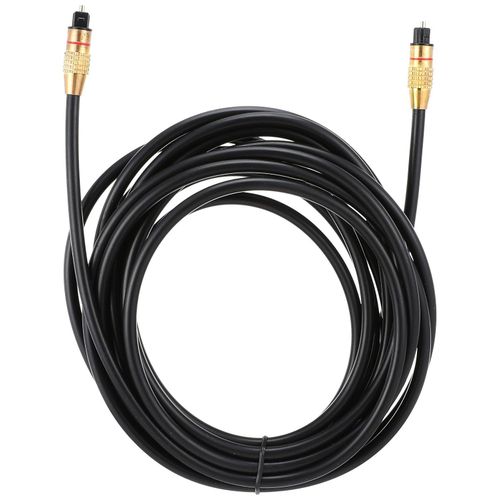 Toslink Digital Audio Optical Fiber Cable, 2 m - Black