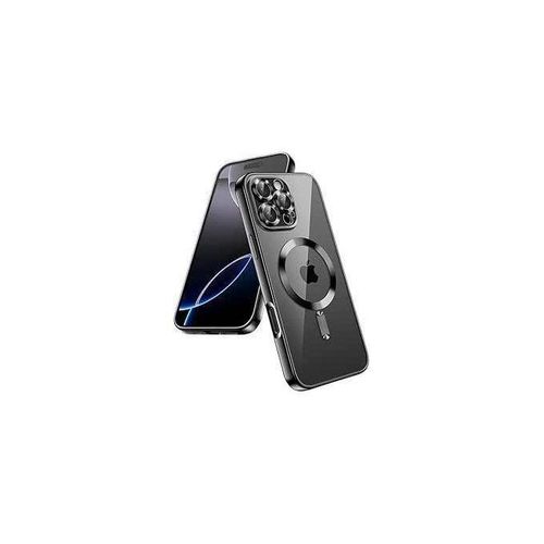 Compatible with iPhone 16 Pro Max Case 6.9 Inch Clear Soft Case Full Camera Protection Compatible with Magsafe Wireless Charging Shockproof Electroplated TPU Bumper Cover