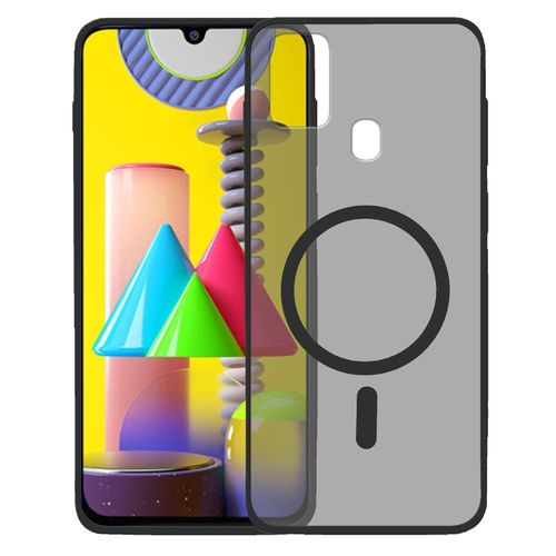 basics Luxury Paper Thin Case Cover for Samsung Galaxy M31 Matte Finish Compatible with magsafe Black, Samsung Galaxy M31