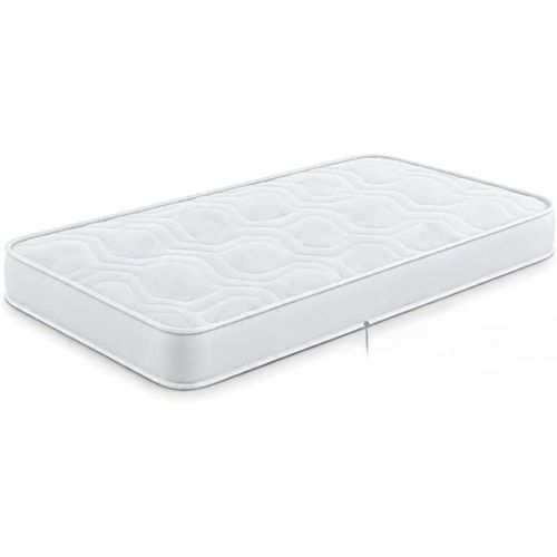 Baby Crib Mattress and Playpen T - 703M 104x70 cm 15 cm Thickness Premium Padded Breathable Hypoallergenic White - from Kids Paradise