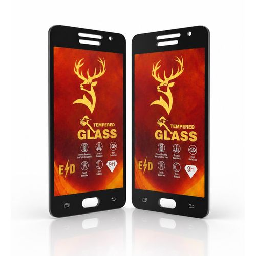 2-Pack Clear Full Cover 9H Tempered Glass Screen Protector for Samsung Galaxy Grand Prime G530