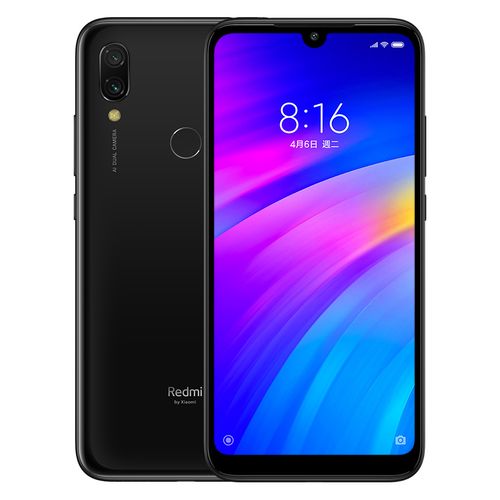 موبايل شاومي XIAOMI Redmi 7 - 6.26 بوصة 32 جيجا بايت ثنائي الشريحة 4G موبايل - أسود من جوميا