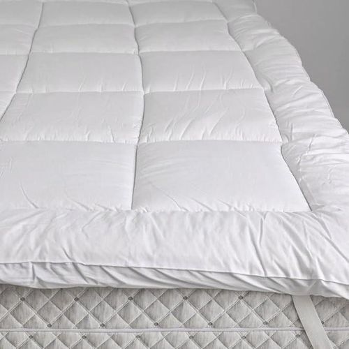 Fiber Mattress Topper for Queen size Bed - Extra thick and Breathable Mattress Cover, Breathable and Comfortable (160 x 200)